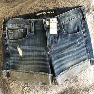 NWT Express Jean Shorts- Size 0